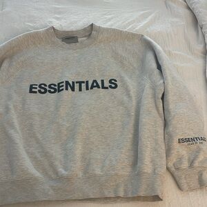 Essentials Fear of God Gray Men's Sweater